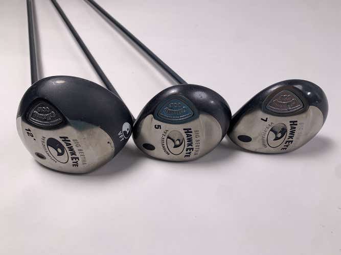 Callaway Hawkeye VFT Wood Set Driver 5 7 | 12* 18* 21* Gems 50 Ladies RH