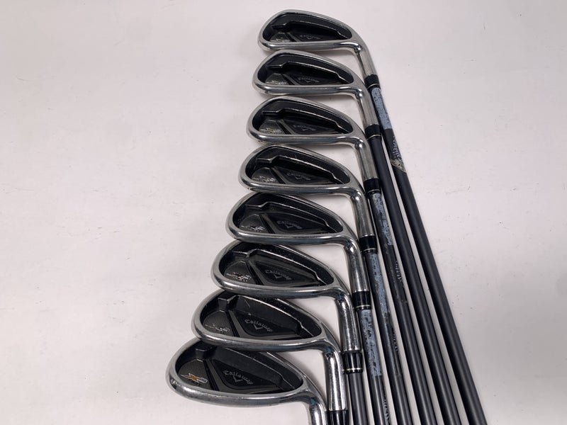 Callaway X2 Hot Iron Set 5-PW+GW+SW X2 Hot 60g Regular Graphite Mens RH
