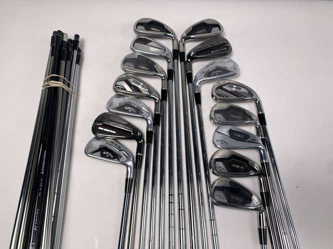 Callaway Fitting Iron Whole Sale Golf Club Lot of 15 -7 irons Graphite and Steel