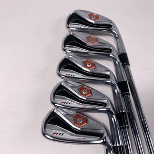 TaylorMade R11 Iron Set 5-9 KBS 90g Regular Steel Mens RH