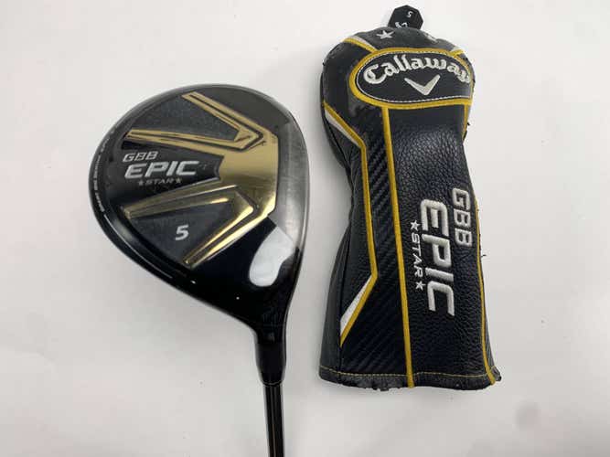 Callaway EPIC Star 5 Fairway Wood 18* Grand Bassara 49g Senior Graphite RH HC