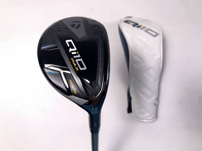 TaylorMade Qi10 MAX 4 Hybrid 23* Fujikura Speeder NX 50g Regular Mens RH HC