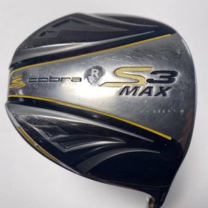 Cobra S3 Max Driver 10.5* Fujikura Blur TX 005 Regular Graphite Mens RH