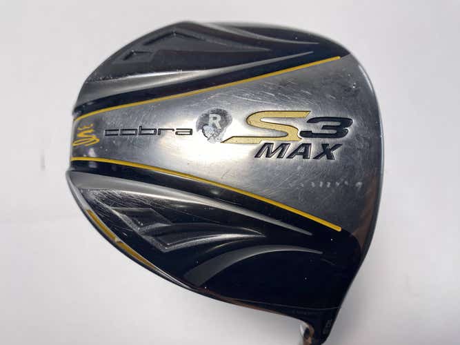 Cobra S3 Max Driver 10.5* Fujikura Blur TX 005 Regular Graphite Mens RH