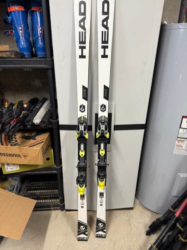 HEAD WC Rebels i.GS RD 186 cm Racing Skis (Used)