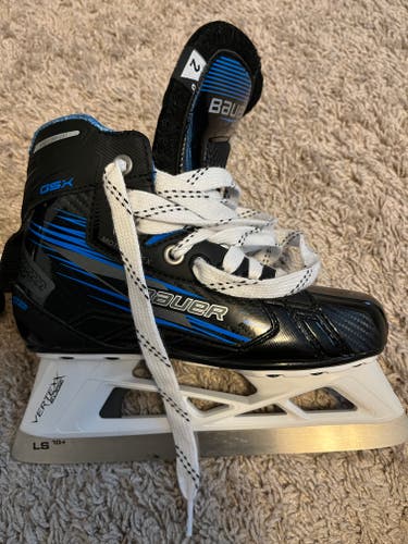 2024 Bauer GSX Hockey Goalie Skates Regular Width Size 2 (Used)