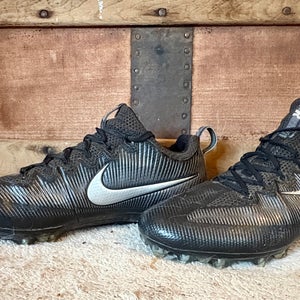 Black Unisex Size M 10.0 (W 11.0) Adult Nike Vapor untouchable pro 3 Cleats (Used)