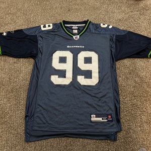 Seattle Seahawks #99 Rocky Bernard Men’s Medium Football Jersey - 2000s Reebok