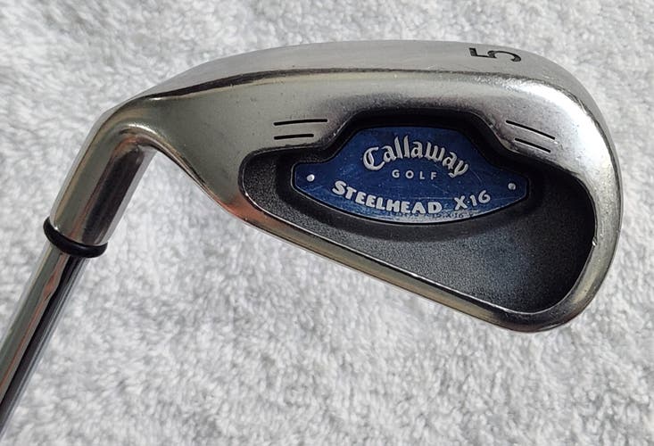 Callaway Steelhead X16	5 Iron 	LH; Steel Shaft