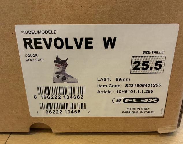 Mondo 25 & 25.5 Women's K2 All Mountain Revolve Ski Boots Soft Flex (New)