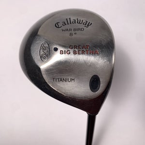 Callaway Original Great Big Bertha Driver 8* RCH 36 Extra Stiff Graphite Mens RH
