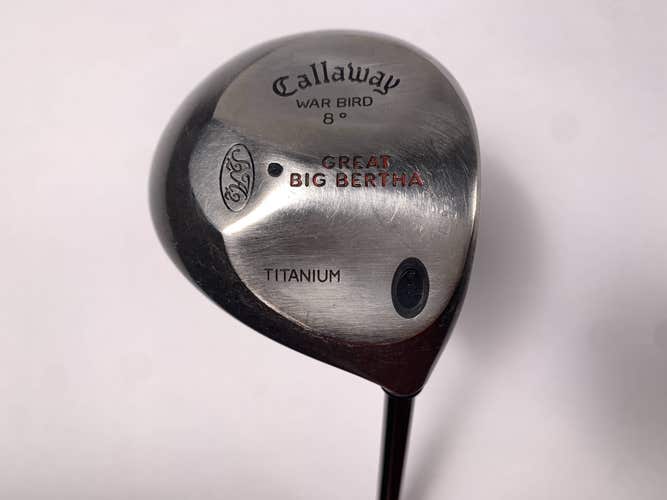 Callaway Original Great Big Bertha Driver 8* RCH 36 Extra Stiff Graphite Mens RH