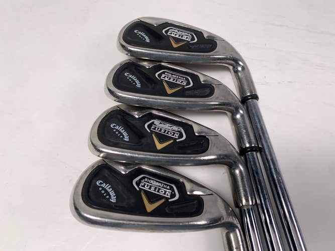 Callaway Big Bertha Fusion Iron Set 7-PW NS Pro 890GH Regular Steel Mens RH