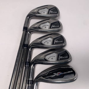 Callaway Big Bertha 2015 Iron Set 7-PW+GW UST Mamiya Recoil 450 F1 Ladies LH