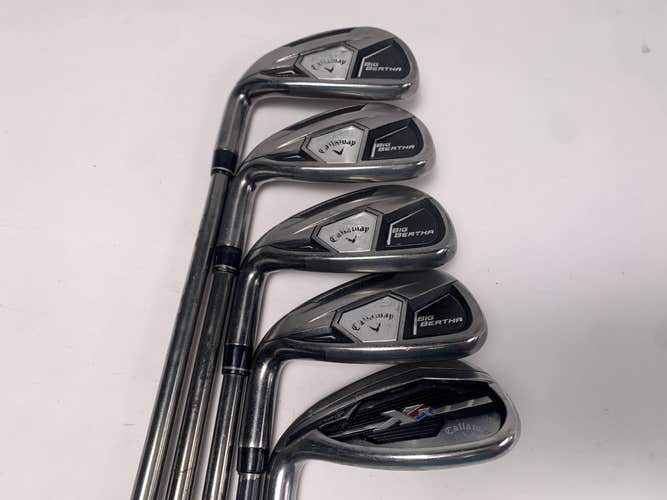 Callaway Big Bertha 2015 Iron Set 7-PW+GW UST Mamiya Recoil 450 F1 Ladies LH