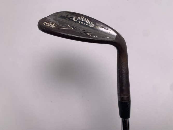 Callaway X Forged Raw Lob Wedge LW 60* 10 DG S400 Stiff Steel Mens RH