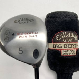 Callaway Big Bertha Warbird 5 Fairway Wood 18* RCH 96 Firm Graphite Mens RH HC