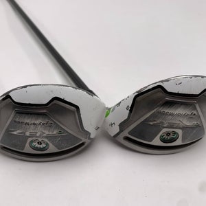 TaylorMade RocketBallz 3 & 4 Hybrid Set 19* 22* 65g Stiff Graphite Mens RH