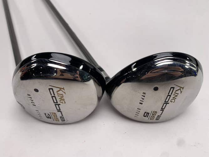 Cobra SS Hyper Steel Offset 3 & 5 Fairway Wood Set 15* 18* Aldila Regular RH