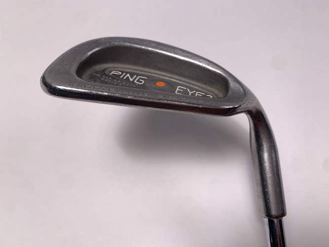 Ping Eye 2 Sand Wedge SW Orange Dot 2* Flat Karsten ZZ-Lite Wedge Steel Mens RH