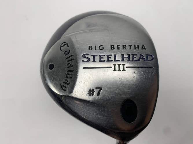 Callaway Steelhead III 7 Fairway Wood 21* System III Senior Graphite Mens RH