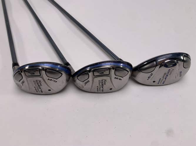 Cobra Baffler TWS Womens 2009 Hybrid Set 3 4 6 23* 26* 32* Aldila DVS Ladies RH