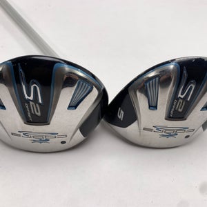 Cobra S2 OS 3 & 5 Fairway Wood Set 15* 18* Fujikura 50g Ladies RH