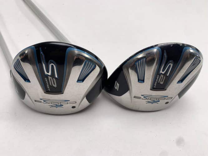 Cobra S2 OS 3 & 5 Fairway Wood Set 15* 18* Fujikura 50g Ladies RH