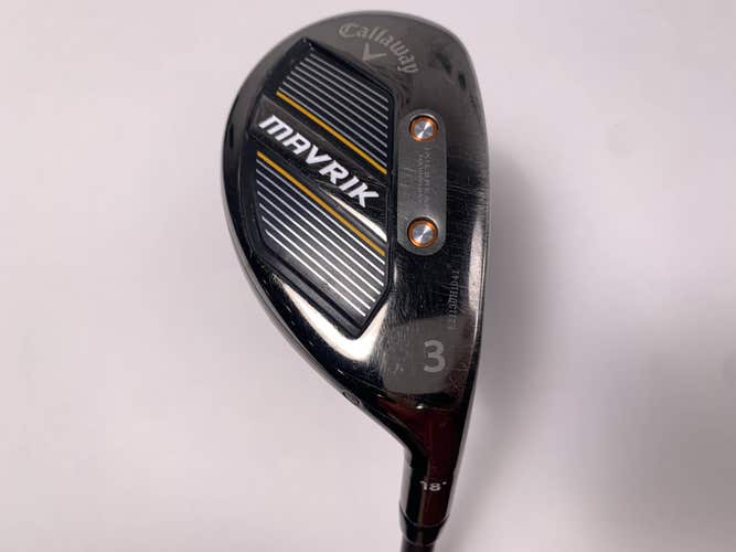 Callaway Mavrik 3 Hybrid 18* Project X Catalyst 5.5 65g Regular Graphite Mens RH