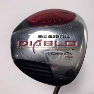 Callaway Big Bertha Diablo Draw 3 Fairway Wood 15* 60g Regular Graphite Mens RH