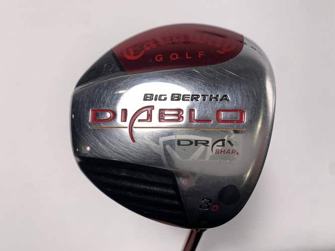 Callaway Big Bertha Diablo Draw 3 Fairway Wood 15* 60g Regular Graphite Mens RH
