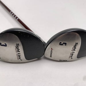 Adams Tight Lies 2 3 & 5 Fairway Wood Set 15* 18* Tight Lies 2 Regular Mens RH