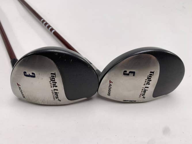 Adams Tight Lies 2 3 & 5 Fairway Wood Set 15* 18* Tight Lies 2 Regular Mens RH