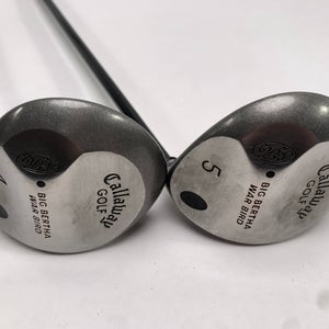 Callaway Big Bertha Warbird 4 & 5 Fairway Wood Set 17* 18* RCH 96 Regular RH