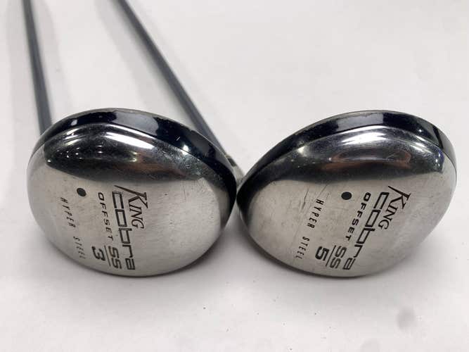 Cobra SS Hyper Steel 3 & 5 Fairway Wood Set 15* 18* Graphite Design Ladies RH