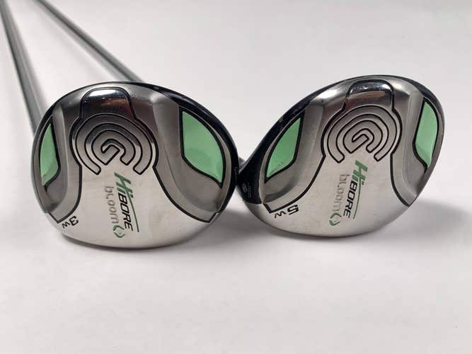 Cleveland Hibore Bloom Womens 3 & 5 Fairway Wood Set 15* 18* YSQt Ladies RH
