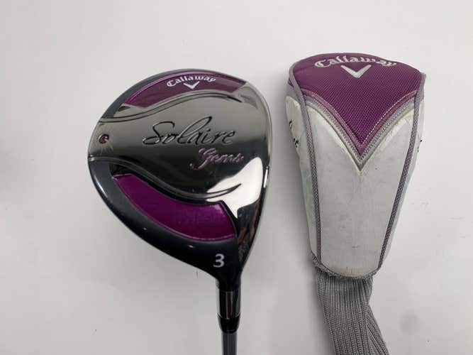 Callaway Solaire Gems 3 Fairway Wood 15* 55g Ladies Graphite Womens RH HC