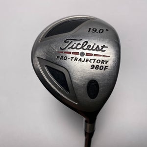 Titleist 980 F 5 Fairway Wood 19* Fujikura Speeder Stiff Graphite Mens RH