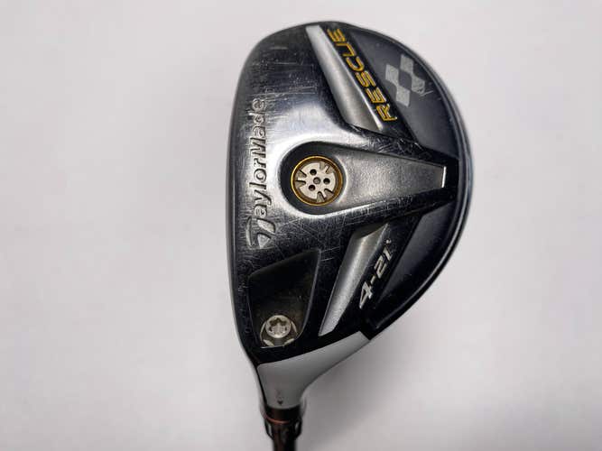 TaylorMade Rescue 11 4 Hybrid 21* Aldila RIP 65g Stiff Graphite Mens LH