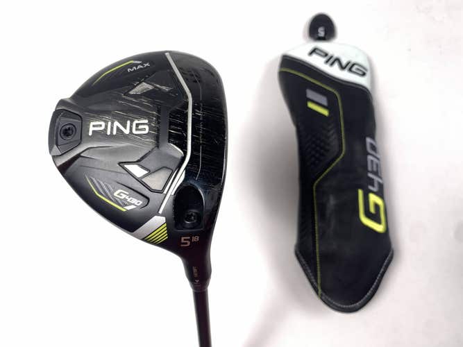Ping G430 Max 5 Fairway Wood 18* Alta CB 65g Regular Graphite Mens RH HC