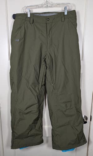Under Armour Green Insulated Ski Snowboard Pants Waterproof Men's Size: XL