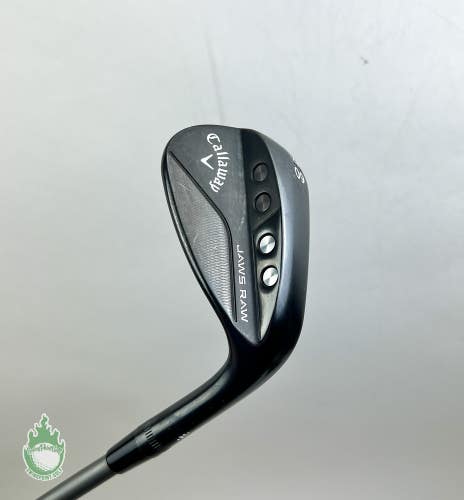 Right Handed Callaway Black Jaws Raw Z Grind Wedge 60*-08 Wedge Flex Graphite