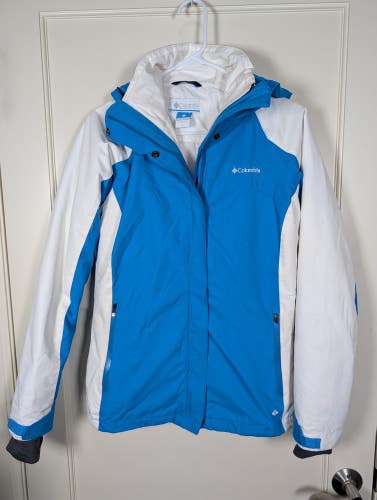 Columbia Arcadia II Omni Tech Interchange 3-in-1 Waterproof Jacket Womens Size S