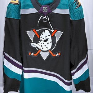 Anaheim Ducks 25th Anniversary MiC Team Issued Adidas Jersey Size 60