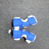 Used Warrior RABIL Lacrosse Arm Pads/Guards Navy Blue MD 11497-S000154414