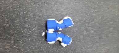 Used Warrior RABIL Lacrosse Arm Pads/Guards Navy Blue MD 11497-S000154414