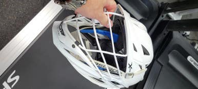 Used Cascade XRS Lacrosse Helmet White One Size 11497-S000154403