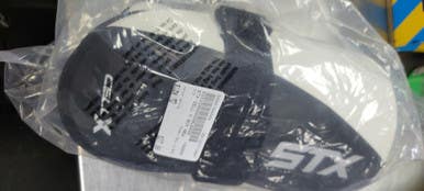 NEW STX CELL X BOX Lacrosse Arm Pads/Guards White MD 11497-S000154404