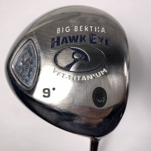 Callaway Hawkeye VFT Driver 9* Big Bertha System Firm Graphite Mens RH