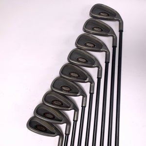 Callaway Big Bertha Tungsten Titanium Irons 3-PW+AW+LW RCH 96 Graphite RH No 9